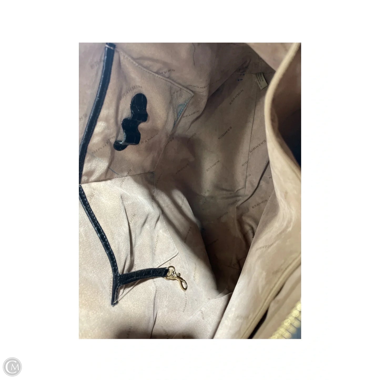 Handbag Designer By Brahmin, Size: Large