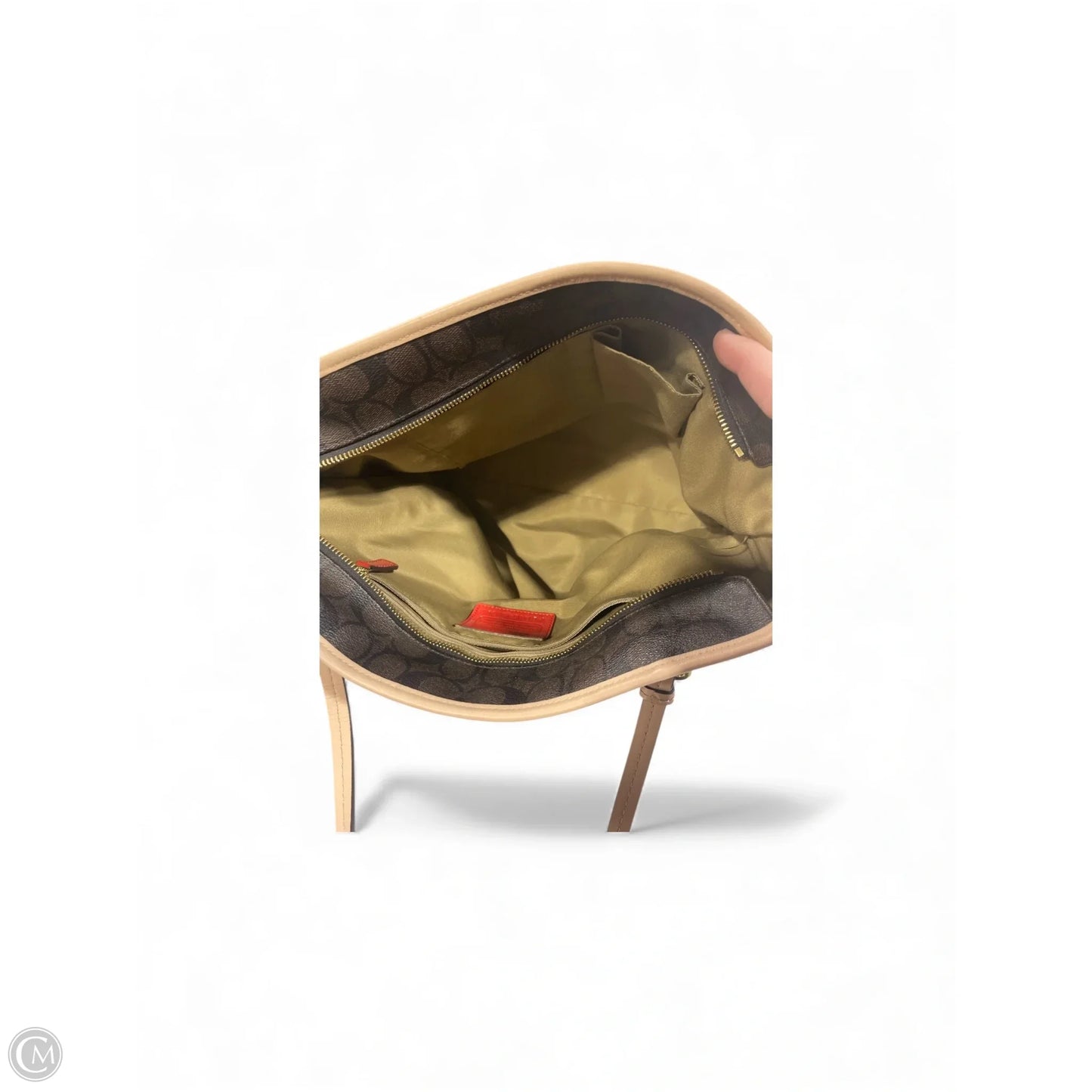 Handbag Designer By Coach, Size: Large