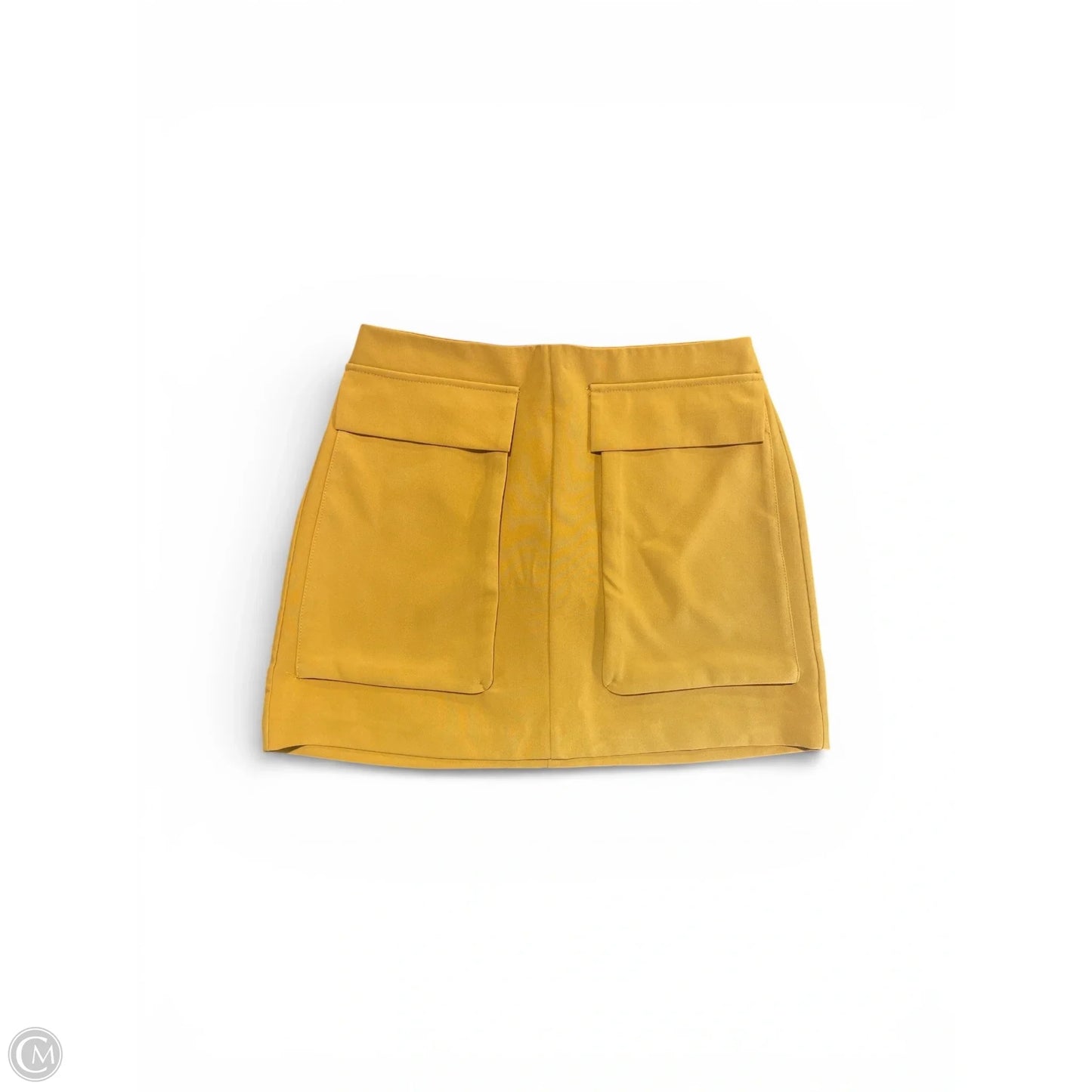 Skirt Mini & Short By Forever 21 In Yellow, Size: S