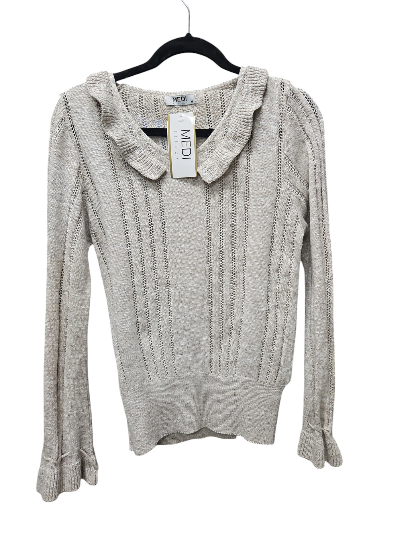 Sweater By Clothes Mentor In Taupe, Size: M