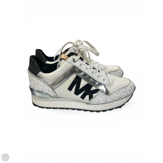 Shoes Sneakers By Michael By Michael Kors In Grey & White, Size: 6.5