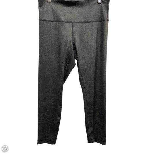 Athletic Leggings By Lululemon In Black, Size: 10