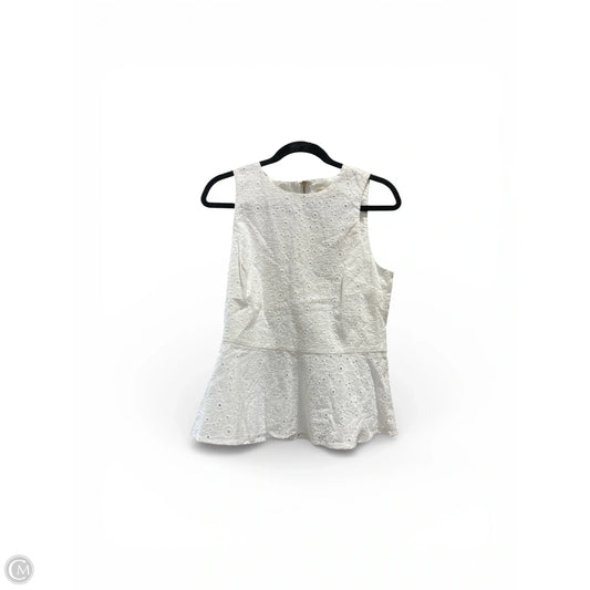 Top Sleeveless By Michael By Michael Kors In White, Size: S