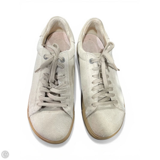 Shoes Sneakers By Birkenstock In Cream, Size: 8.5