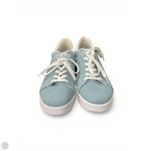 Shoes Sneakers By Riekers In Blue & White, Size: 8