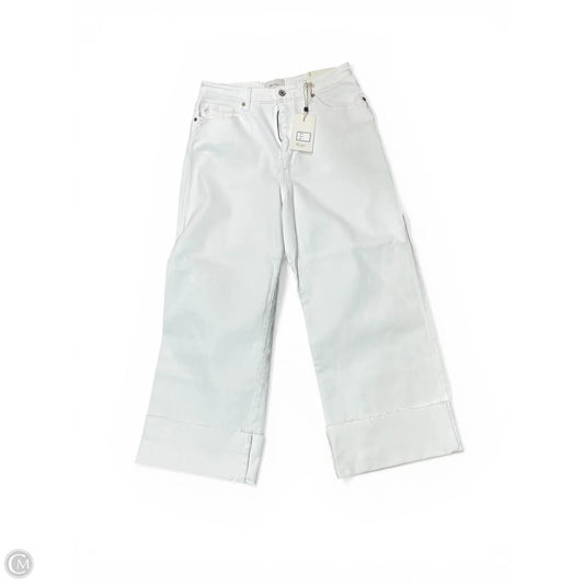 Jeans Wide Leg By Kancan In White, Size: M