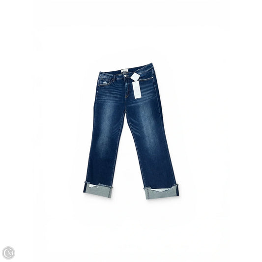 Jeans Cropped By Risen In Blue Denim, Size: 2x