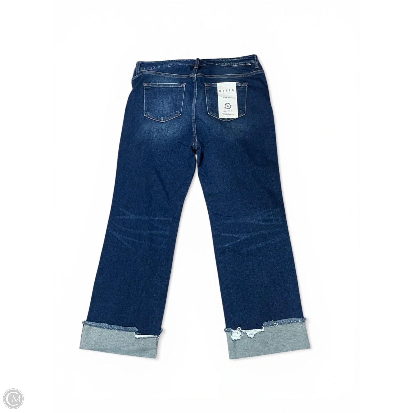 Jeans Cropped By Risen In Blue Denim, Size: 2x