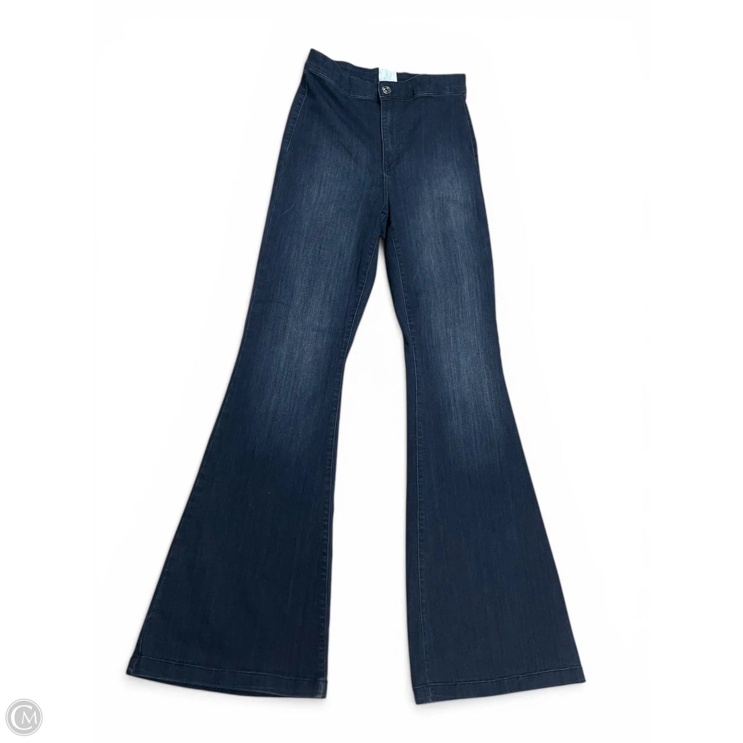 Jeans Flared By Clothes Mentor In Blue Denim, Size: M