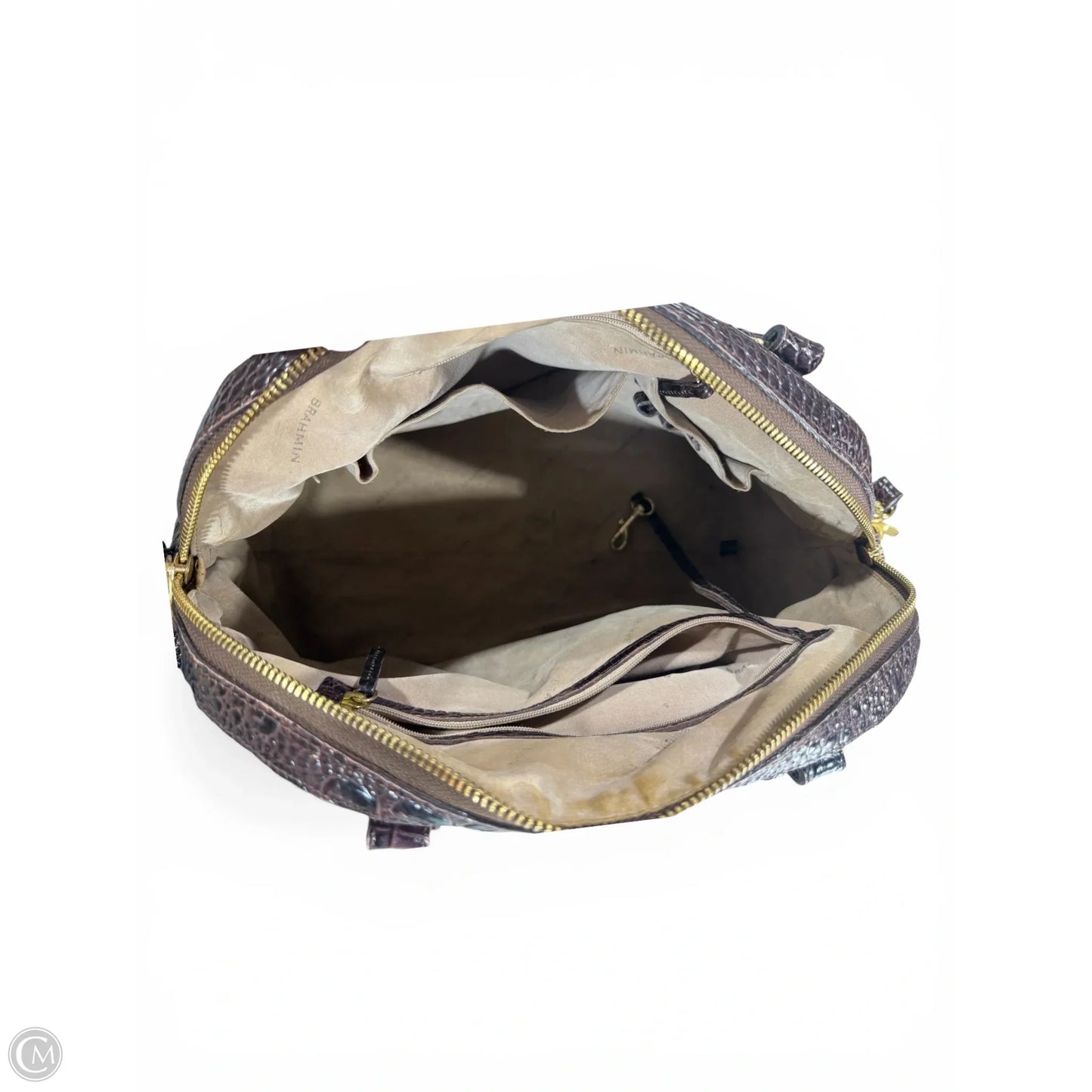 Handbag Designer By Brahmin, Size: Large