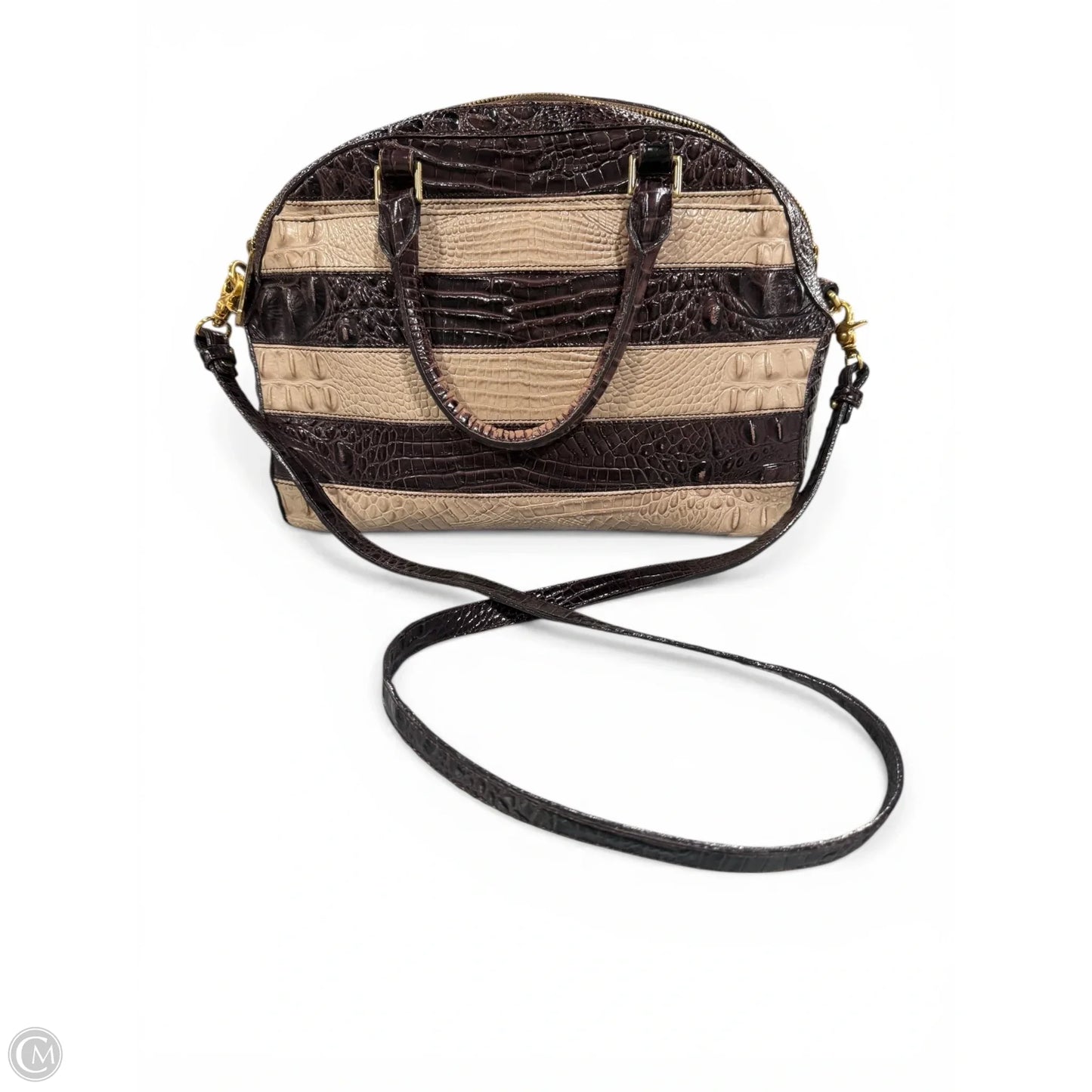 Handbag Designer By Brahmin, Size: Large