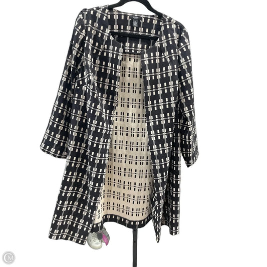 Blazer By Alfani In Black & Tan, Size: Xl