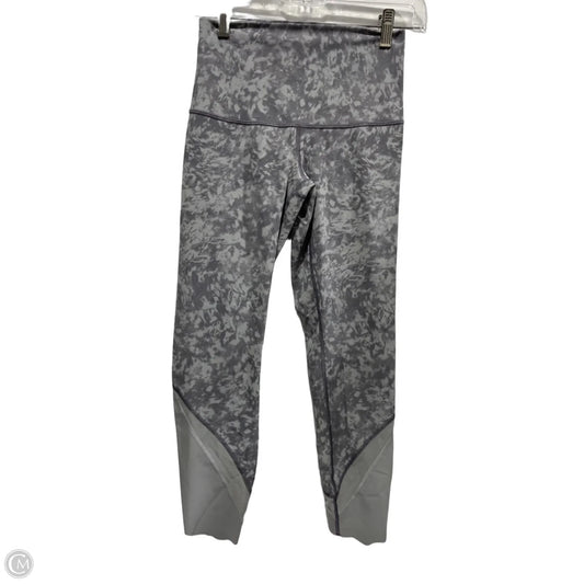 Athletic Leggings By Lululemon In Grey, Size: 6
