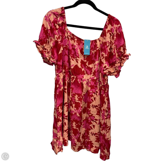 Dress Casual Short By Cupshe In Floral Print, Size: L