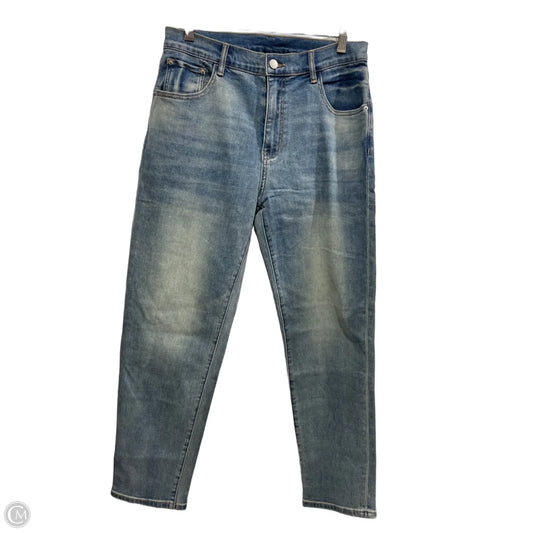 Jeans Straight By Clothes Mentor In Blue Denim, Size: 30