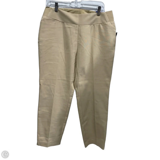 Pants Dress By Investments In Tan, Size: 12
