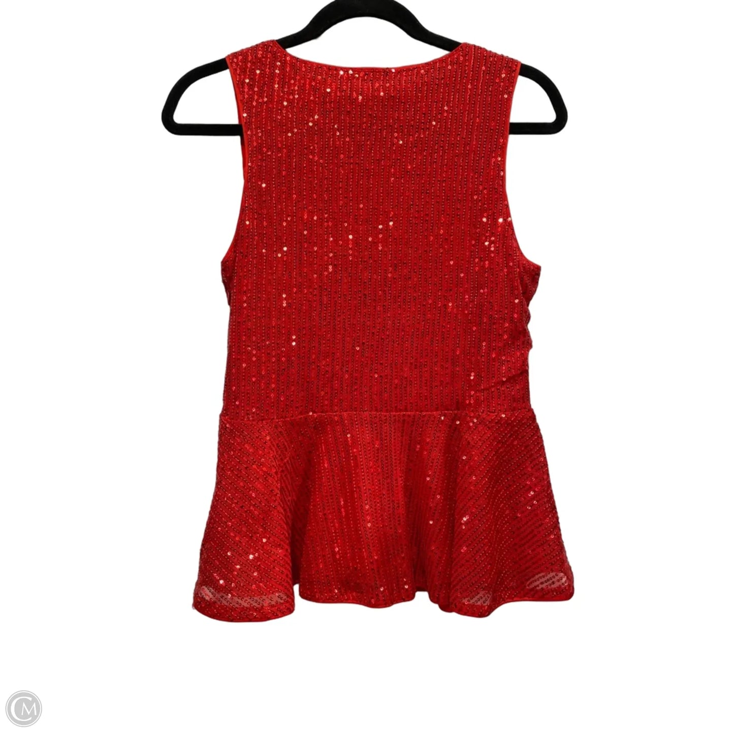 Blouse Sleeveless By Grace Karin In Red, Size: M
