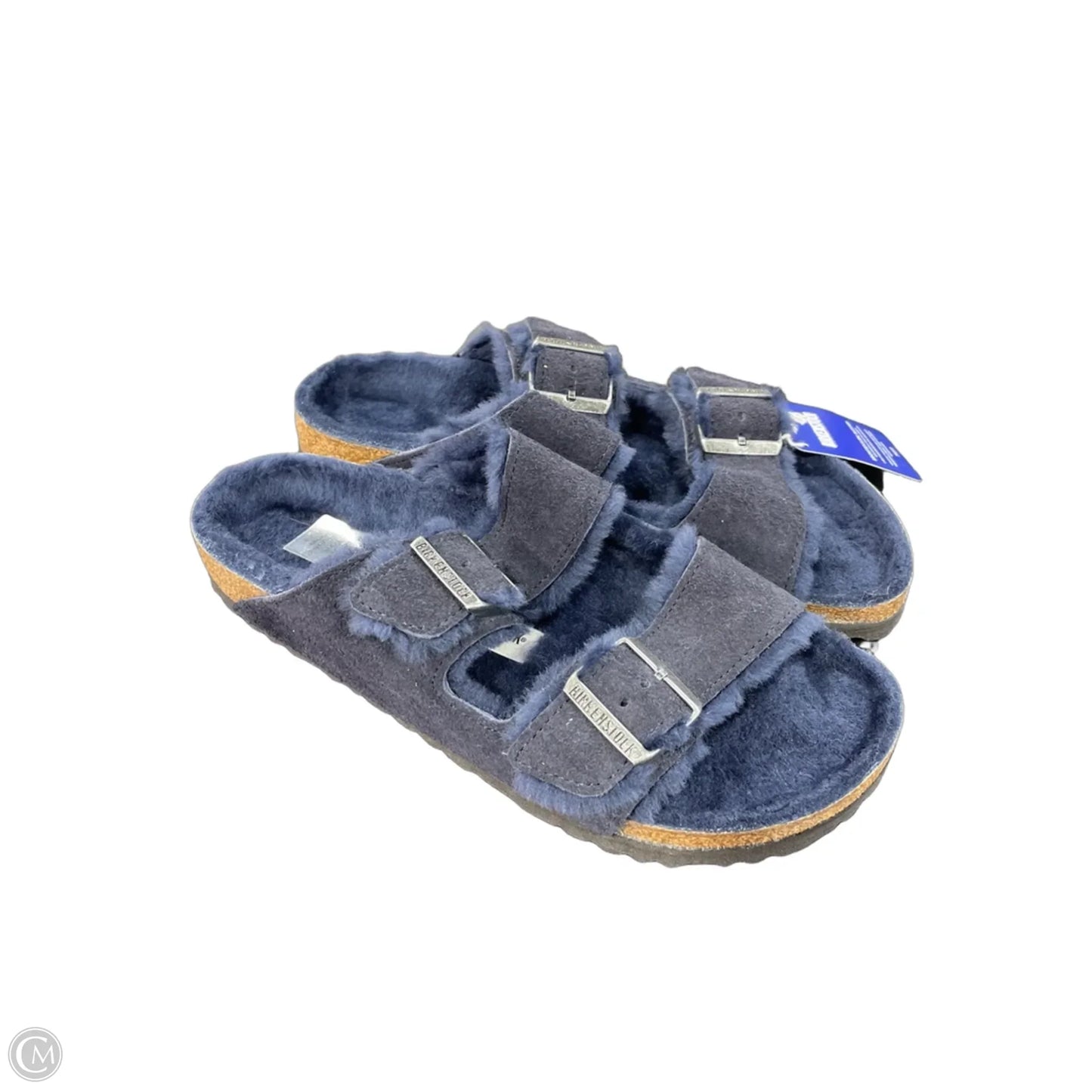Sandals Flats By Birkenstock In Blue, Size: 10