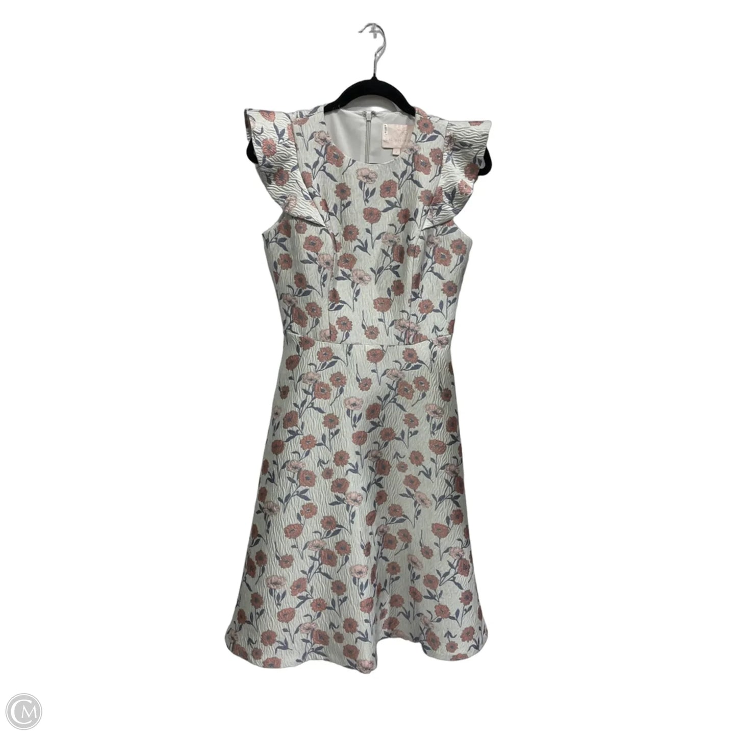 Dress Party Midi By Clothes Mentor In Floral Print, Size: Xs
