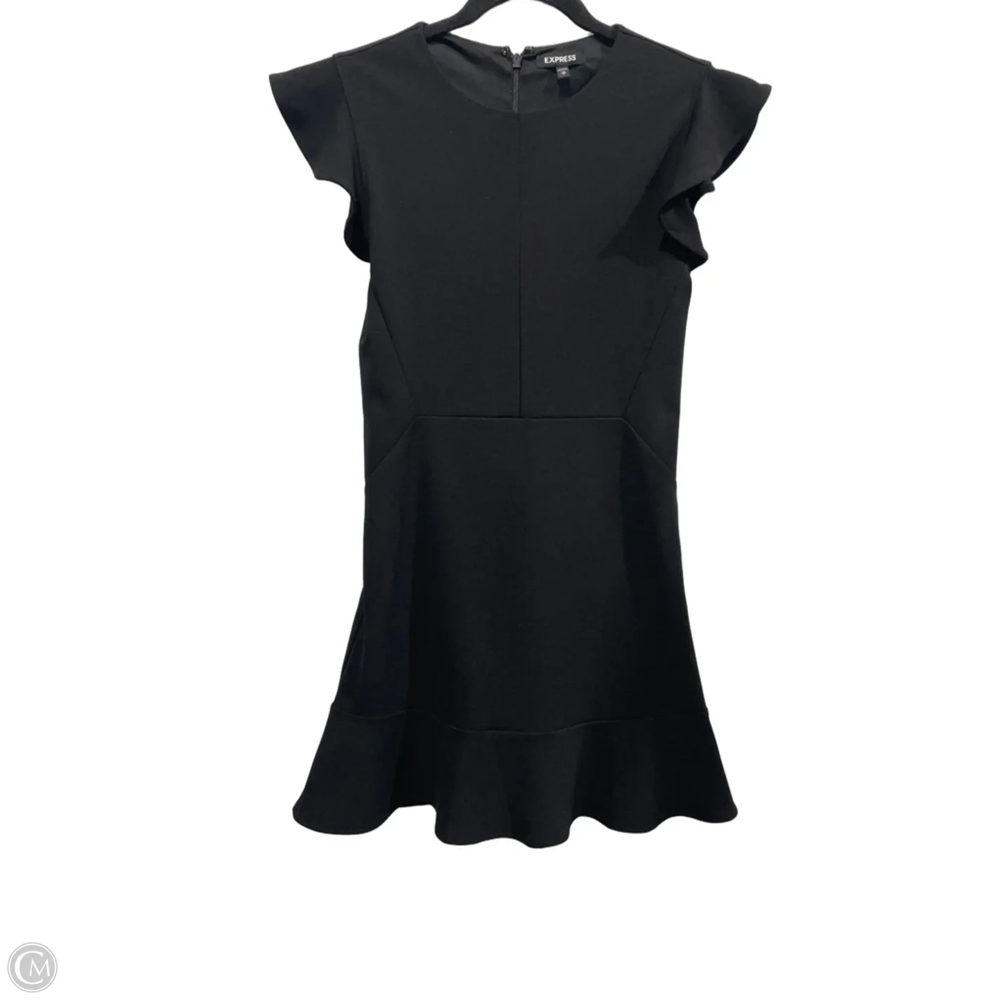 Dress Work By Express In Black, Size: Xs