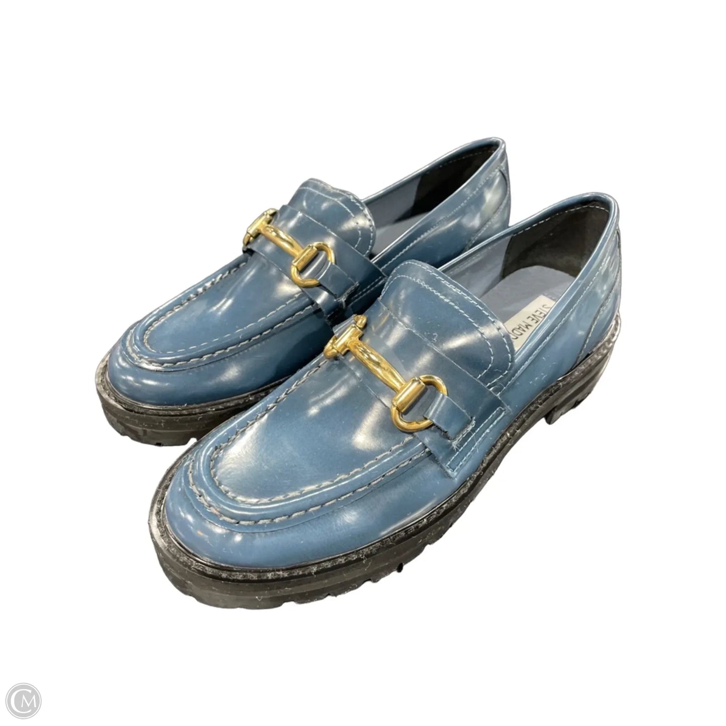 Shoes Heels Platform By Steve Madden In Blue, Size: 7