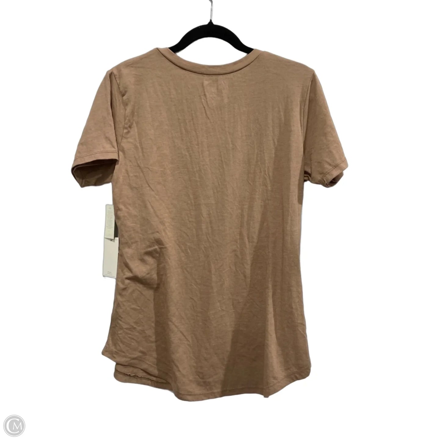 Top Short Sleeve By Z Supply In Brown, Size: M