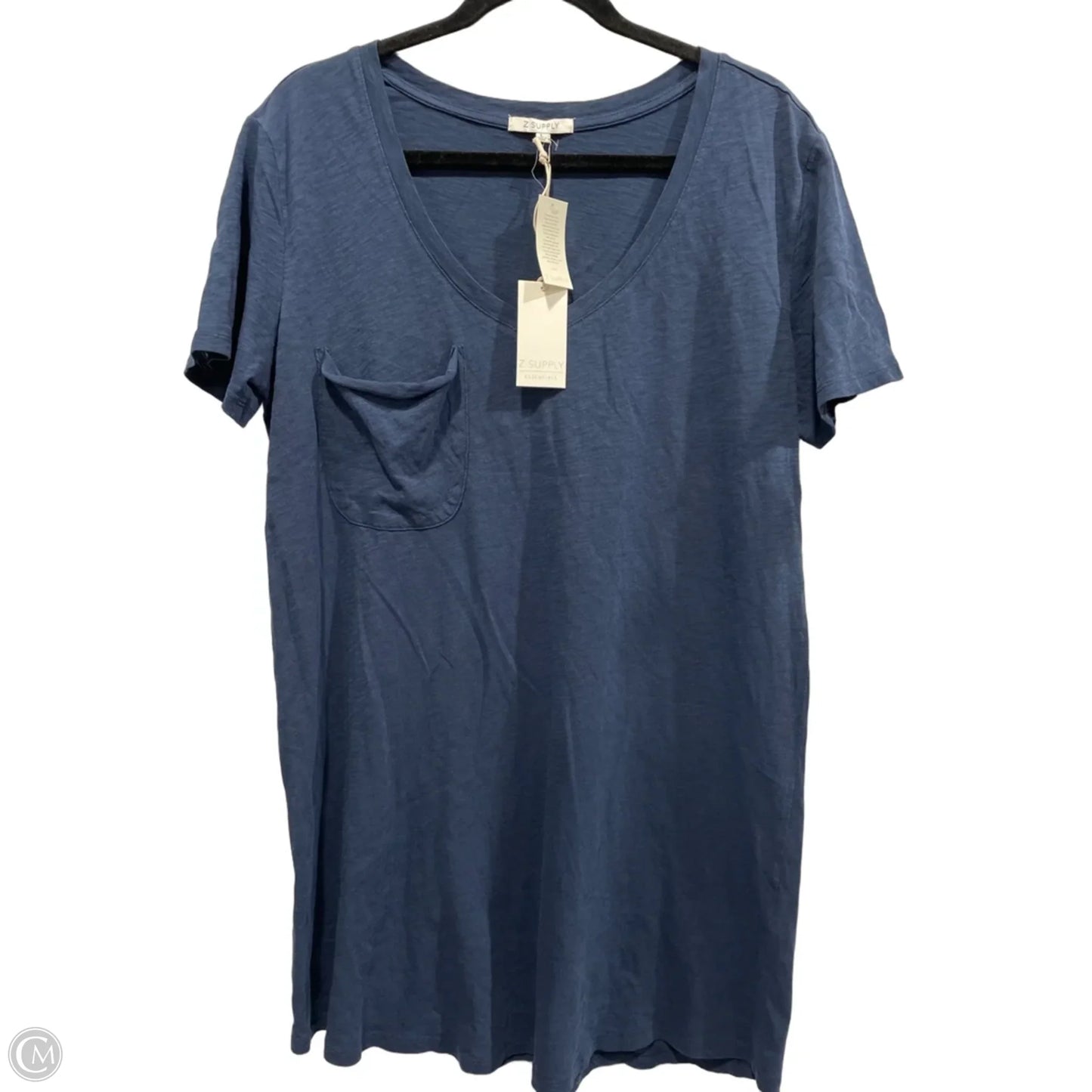 Dress Casual Short By Z Supply In Blue, Size: L