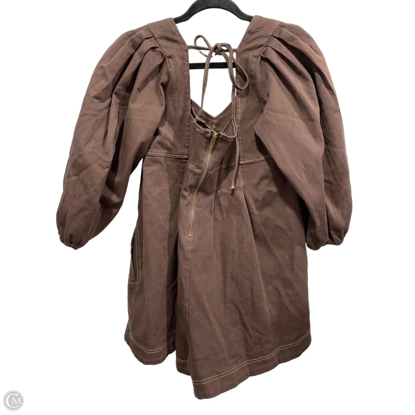 Romper By Day + Moon In Brown Denim, Size: L