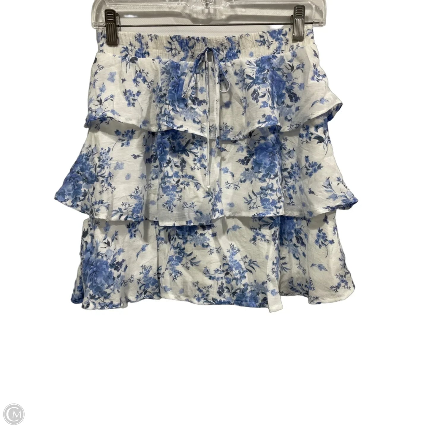 Skirt Mini & Short By Blue Rain In Floral Print, Size: S