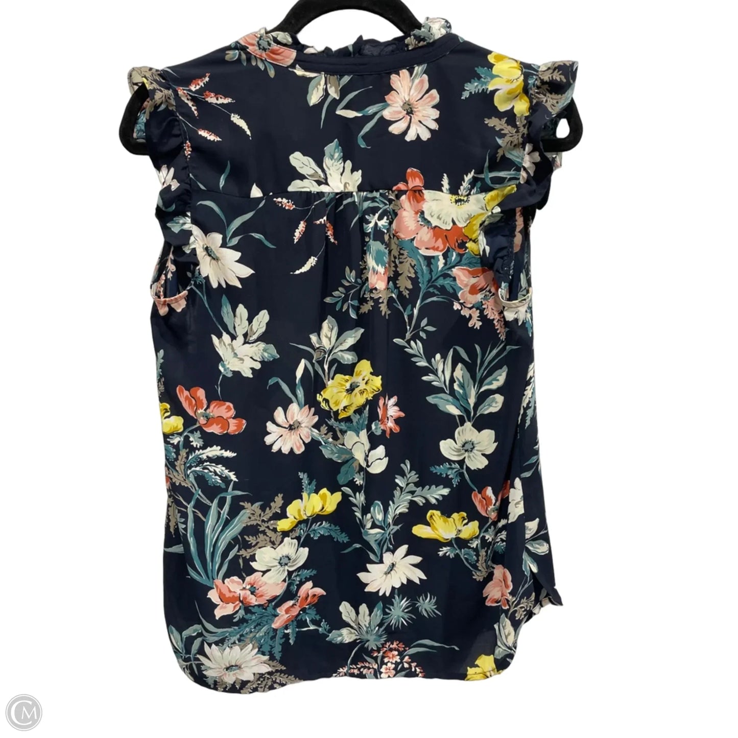 Blouse Sleeveless By Loft In Floral Print, Size: S