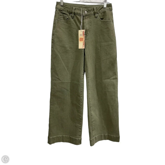 Jeans Wide Leg By Dokotoo In Green Denim, Size: 8