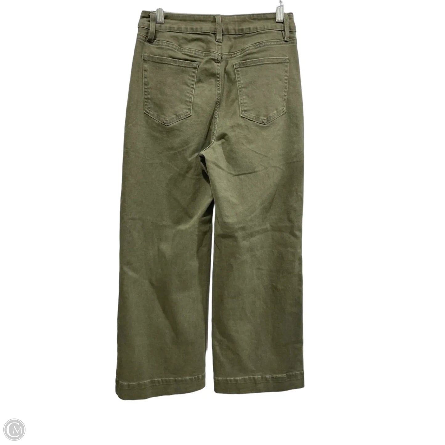 Jeans Wide Leg By Dokotoo In Green Denim, Size: 8
