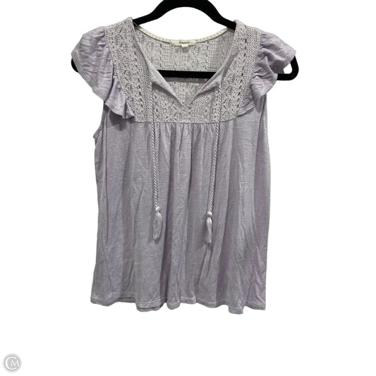 Top Sleeveless By Maurices In Purple, Size: S