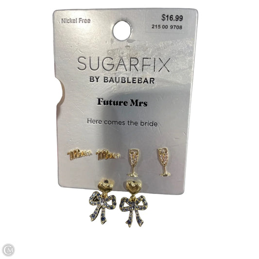Earrings Other By Sugarfix By Baublebar, Size: 03 Piece Set