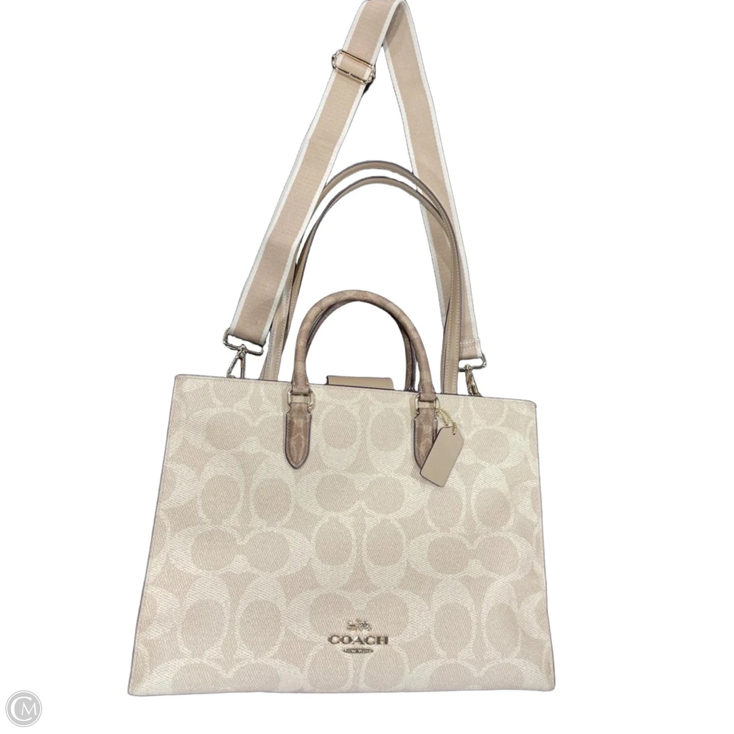 Handbag Designer By Coach, Size: Large