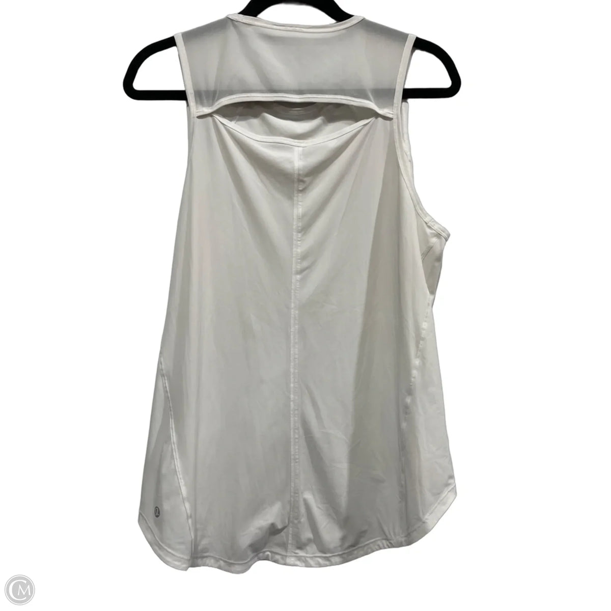Athletic Tank Top By Lululemon In White, Size: L