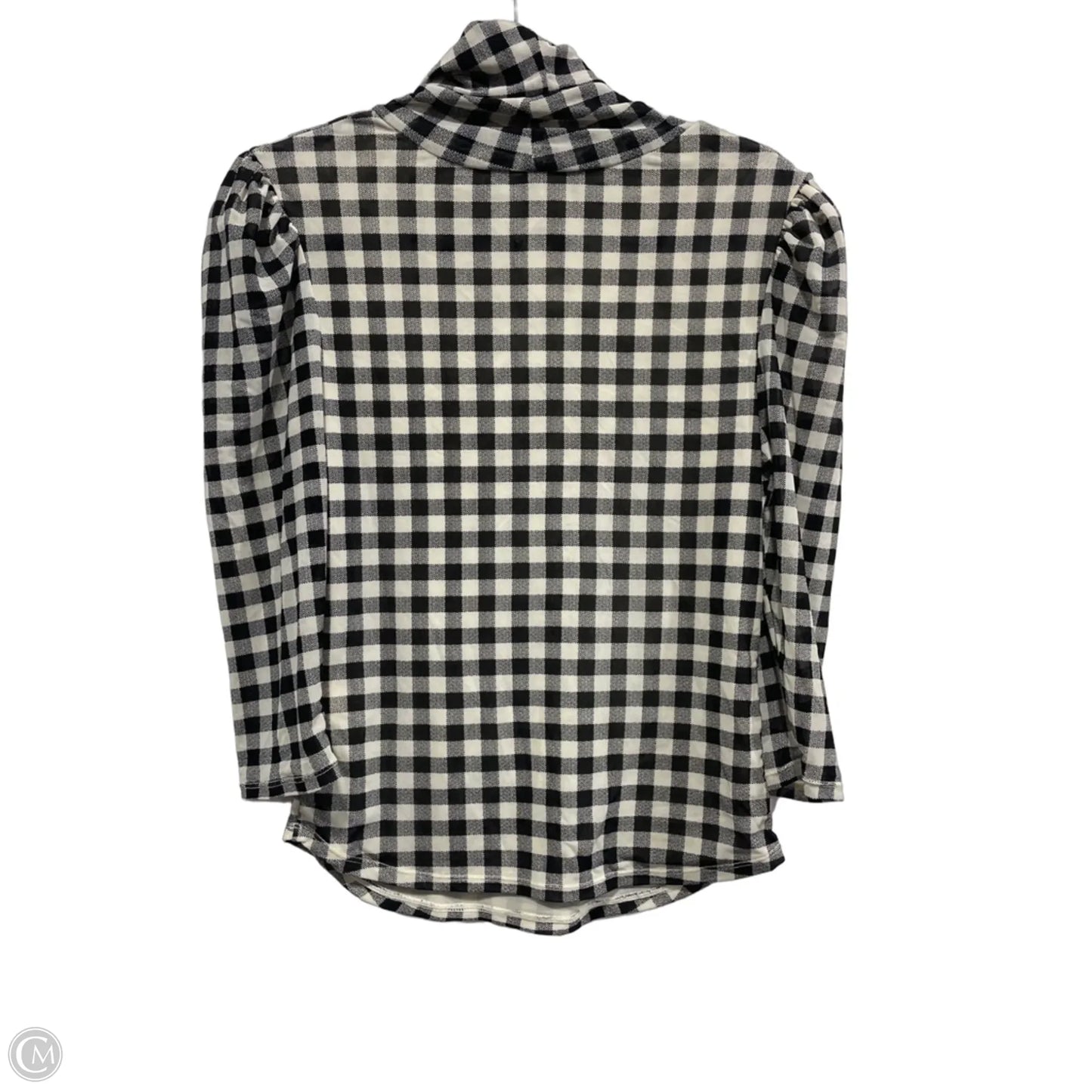 Top Long Sleeve By Free People In Checkered Pattern, Size: M