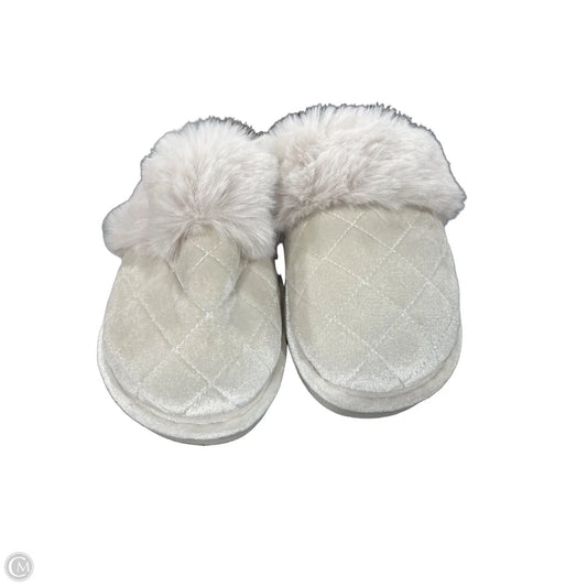 Slippers By Charter Club In Grey, Size: