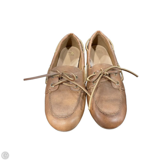 Shoes Flats By Time And Tru In Brown, Size: 8