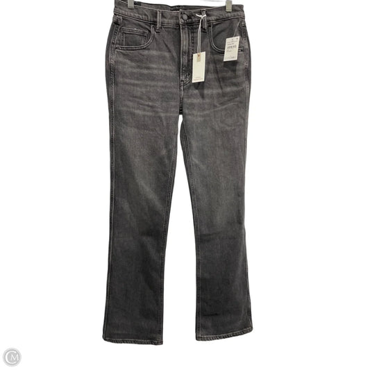 Jeans Flared By Good American In Black Denim, Size: 4