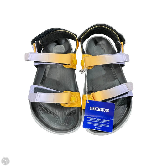 Sandals Flats By Birkenstock In Multi-colored, Size: 10
