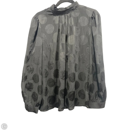 Blouse Long Sleeve By Who What Wear In Black, Size: Xl