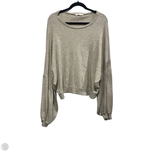 Sweatshirt Crewneck By Clothes Mentor In Brown, Size: M