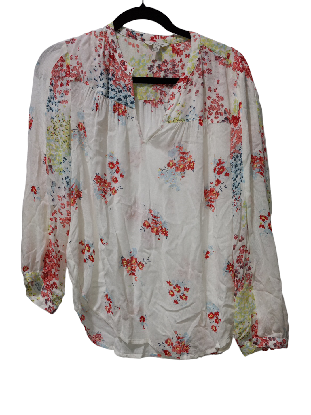 Blouse Long Sleeve By Lucky Brand  Size: M