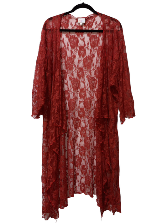 Red Kimono Lularoe, Size L
