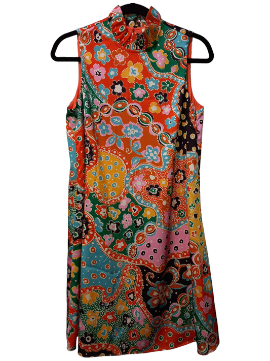 Multi-colored Dress Casual Midi Julie Brown, Size S
