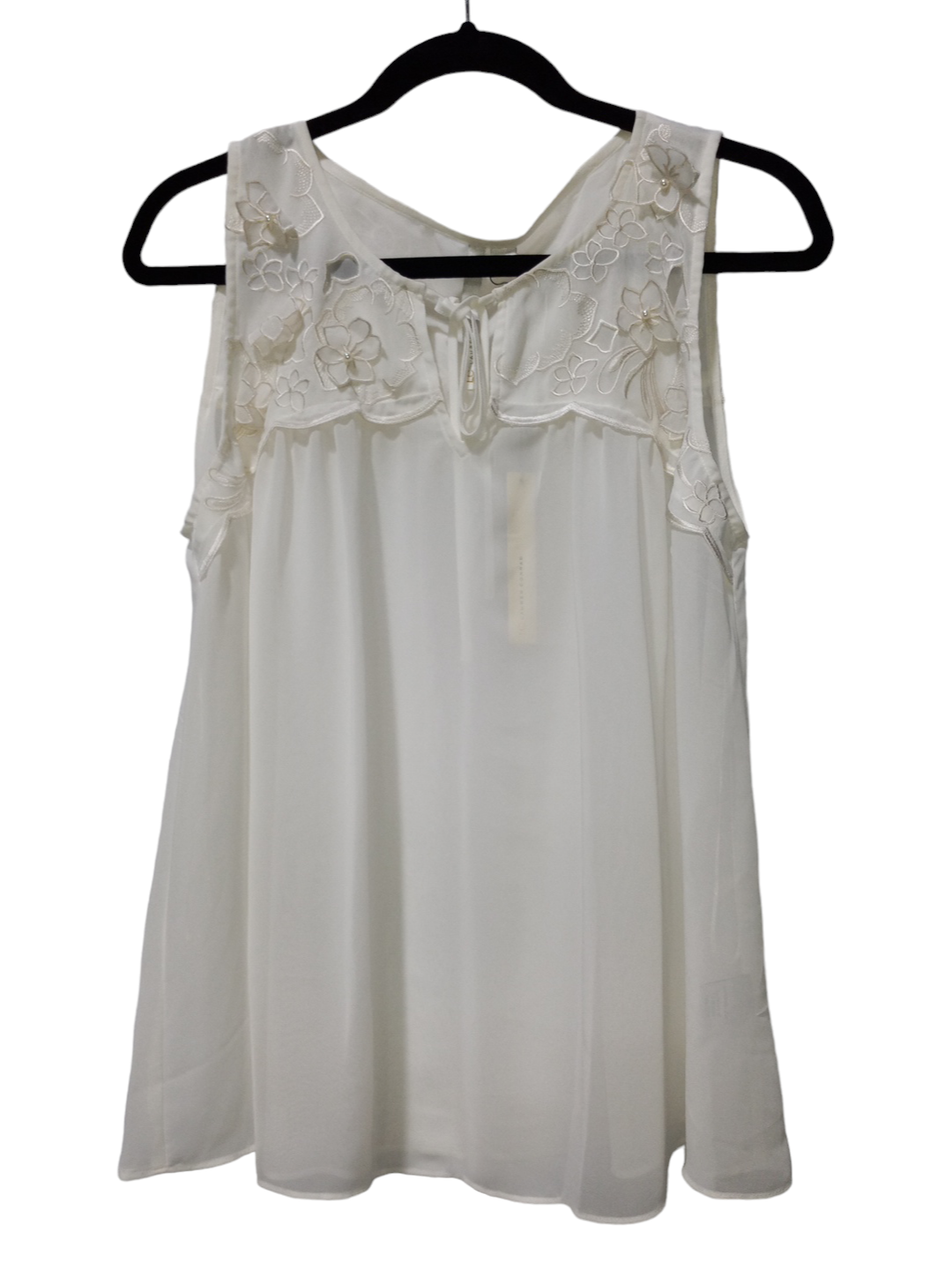 White Blouse Sleeveless Lc Lauren Conrad, Size M