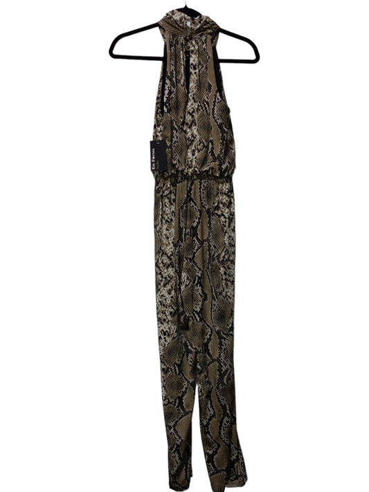 Snakeskin Print Jumpsuit Enfocus, Size S