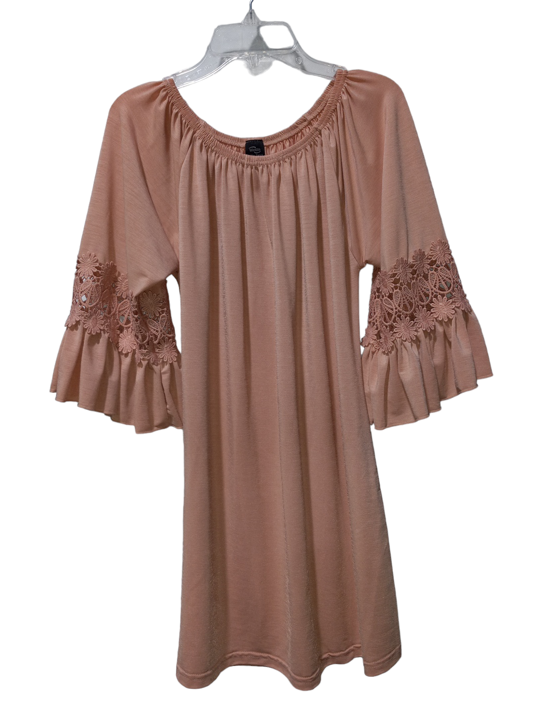 Peach Tunic 3/4 Sleeve Winwin, Size M