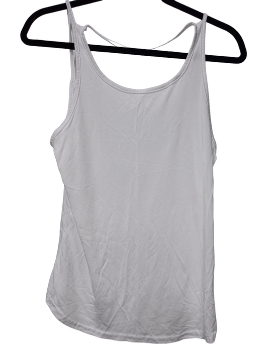 White Tank Top Clothes Mentor, Size M